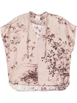 Alysi блузка с цветочным принтом, розовый