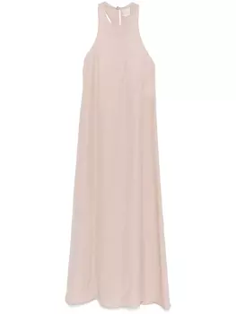 Alysi длинное платье А-силуэта, нейтральный
