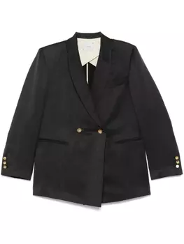 Alysi двубортный блейзер, серый