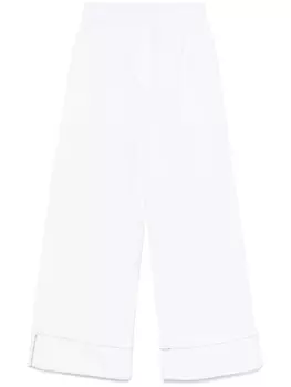 Alysi джинсы с подворотами, белый