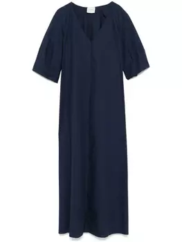 Alysi поплиновое платье миди, синий