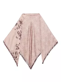 Alysi шарф с принтом, фиолетовый