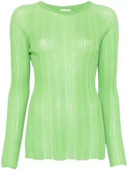 Alysi топ в рубчик, зеленый