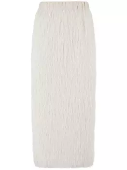 Alysi юбка с бахромой, белый