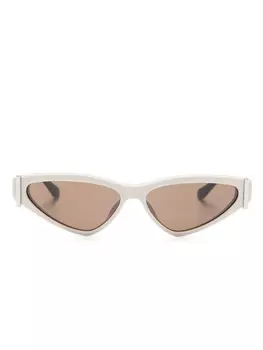 AM0493S 004 солнцезащитные очки Alexander McQueen, белый