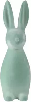 AM Design Пасхальный кролик "Пасхальная фигурка, кролик, высота ок. 41 см, весеннее украшение", декоративная фигурка, Пасха, Пасхальное украшение 12,7х41х12,7 см, цвет mint