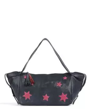 Am praterstern 2 шоппер из зернистой воловьей кожи Taschendieb Wien, синий