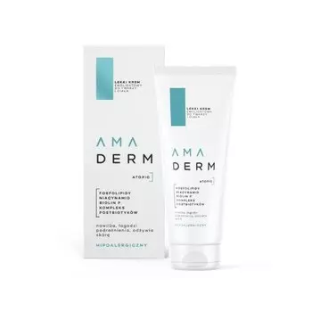 Amaderm Atopic, Легкий крем для лица и тела, 200мл