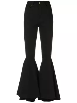 Amap расклешенные брюки, черный