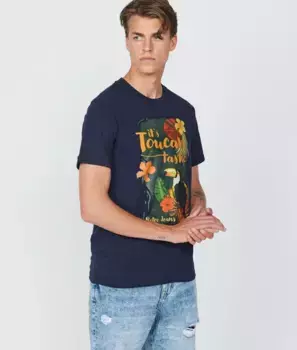 Amazon футболка Retro Jeans, черный