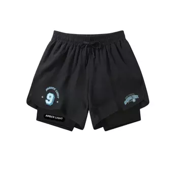 AMBER LIGHT Спортивные шорты унисекс, Белый