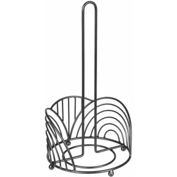 Ambiente Haus Держатель для кухонных рулонов «подставка для кухонных рулонов черного цвета (В) 35см», (1 шт.), черный