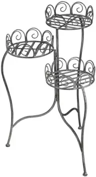 Ambiente House табурет для цветов "подставка для цветов серого цвета (В) 70см", (1 шт.) Ambiente Haus 52х70х43 см, серый