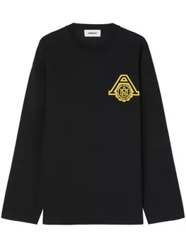 AMBUSH футболка AMB Scholarship из органического хлопка, черный