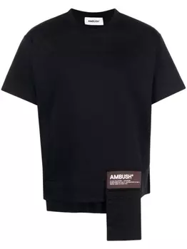 AMBUSH футболка с карманом, черный