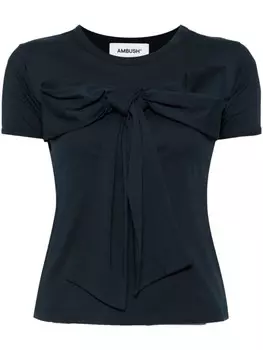 AMBUSH футболка с крупным бантом, синий