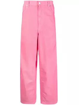 AMBUSH широкие брюки со вставками, розовый