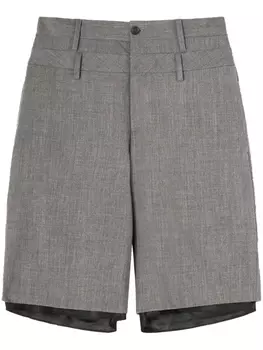 AMBUSH шорты с двойным поясом, серый