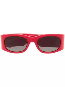 AMBUSH солнцезащитные очки Gaea с логотипом, красный
