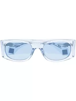 AMBUSH солнцезащитные очки Gaea в прозрачной оправе, синий