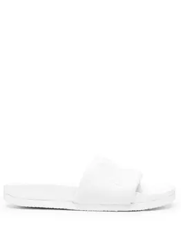 AMBUSH стеганые шлепанцы с логотипом, белый