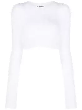 AMBUSH укороченный джемпер, белый