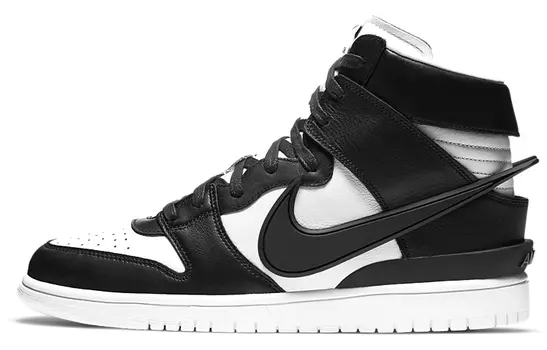 AMBUSH x Nike Dunk High Черный Белый