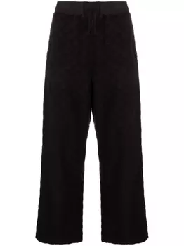 AMBUSH жаккардовые спортивные брюки, черный