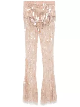 Amen декорированные брюки, розовый