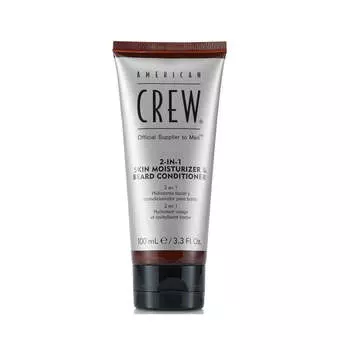 American Crew 2-в-1 Увлажняющее средство для кожи и Кондиционер для бороды Питательный крем для лица и бороды 2-в-1 100мл