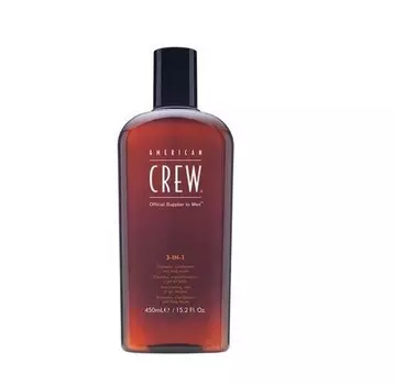 American Crew, Classic, шампунь, кондиционер и гель для ванны, 450 мл