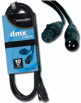 American DJ AC3PDMX50 50-футовый 3-контактный кабель DMX
