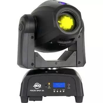 American DJ Focus Spot 2X 100W LED Moving Head с УФ-светодиодом 3W Focus Spot 2X 100W LED Moving Head with 3W UV LED