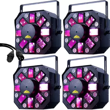 American DJ STI244 Stinger II 3-в-1 Moonflower, стробоскоп, лазер (4 шт.) с кабелем