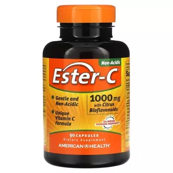 American Health Ester-C с цитрусовыми биофлавоноидами 1000 мг 90 капсул