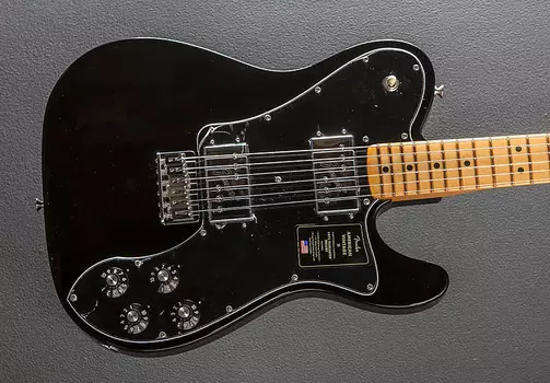 American Vintage II 1975 Telecaster Deluxe - черный Fender American II Telecaster Deluxe -