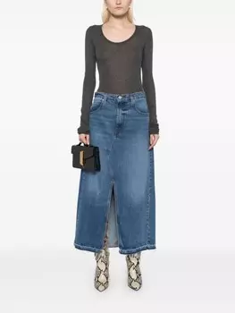 American Vintage топ Massachusetts, серый