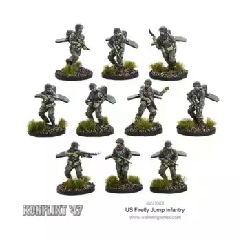 Американская пехота Firefly Jump, Konflikt '47 - US Army (28mm) (Warlord Games)