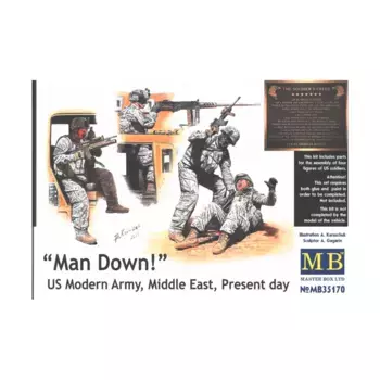 Американские солдаты, Ближний Восток – «Человек вниз!», Modern Era Models (1:35) (Master Box)