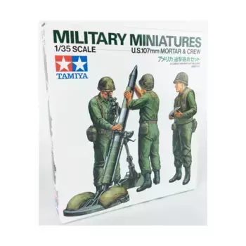 Американский 107-мм миномет и расчет, Military Models - 1/35 Scale