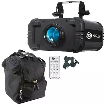 Американский диджей H20 ИК-светильник с эффектом воды + пульт дистанционного управления + зажим + чехол American DJ American DJ H20 IR Simulated Water Effect Light + Remote + Clamp + Case