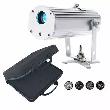Американский DJ PinPoint GOBO Color Powered RGBA 4-in-1 LED GOBO Projector American DJ American DJ PinPoint GOBO Color Battery Powered RGBA 4-in-1 LED GOBO Projector