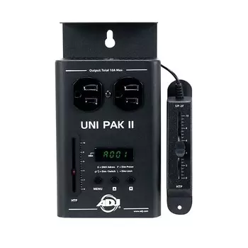 Американский DJ UNI-PAK-II 1-канальный DMX-512 Dimmer Pack/Switch American DJ American DJ UNI-PAK-II 1-Channel DMX-512 Dimmer Pack/Switch