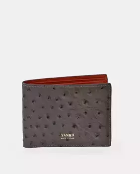 Американский джентльмен в коже, похожей на страуса Yanko, цвет Topo