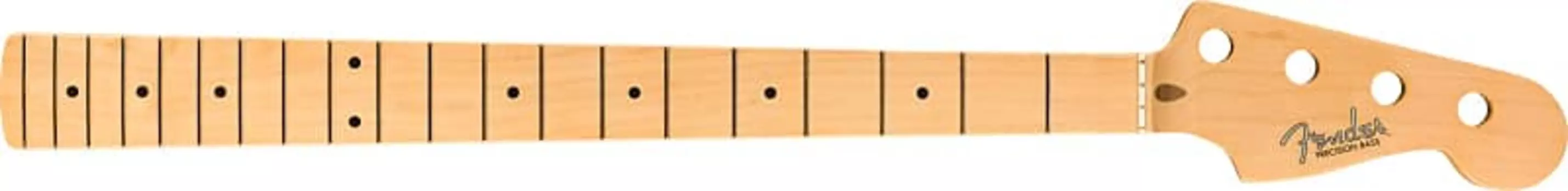 Американский оригинальный гриф '50s Precision Bass, толстая буква "C", 20 винтажных высоких ладов, клен Fender American Original
