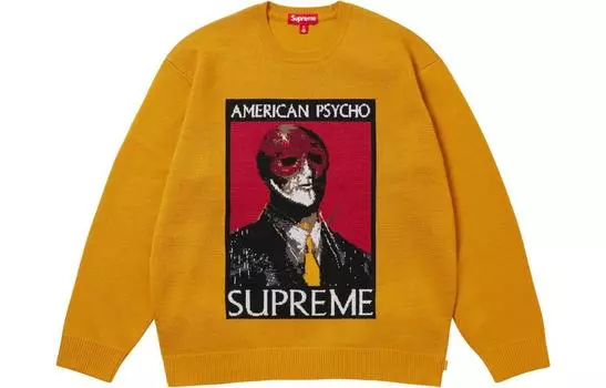 Американский психопатический свитер Supreme, зеленый/зеленый