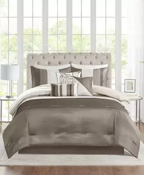 Амхерст 7 шт. Комплект одеял California King Madison Park, бежевый