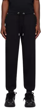 AMI Alexandre Mattiussi Черные спортивные штаны с завязками