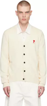 AMI Alexandre Mattiussi Off-White Кардиган Ami de C?ur