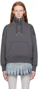 AMI Alexandre Mattiussi Серый свитшот Ami de C?ur